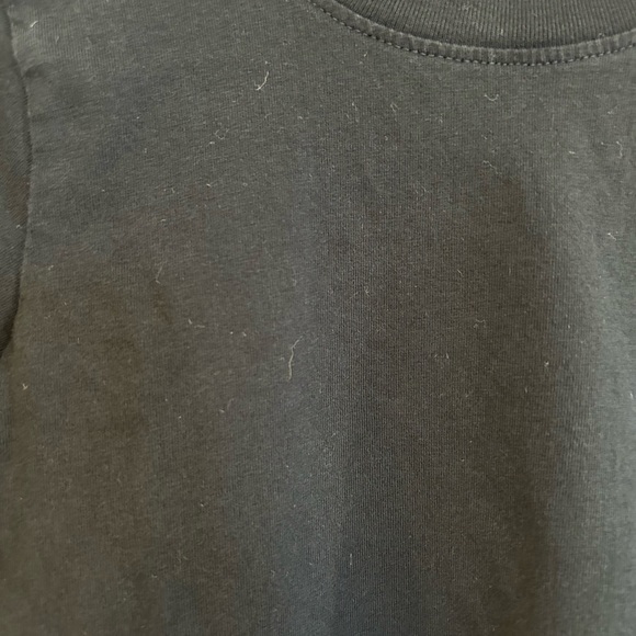 3 Primary long sleeve tees - black, navy, and rainbow stripe - Picture 10 of 11